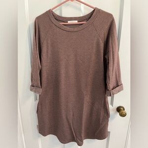 Cherish Brown Sweater Dress